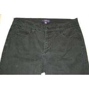 NYDJ jeans womens 4 straight lift tuck 28 x 30 black